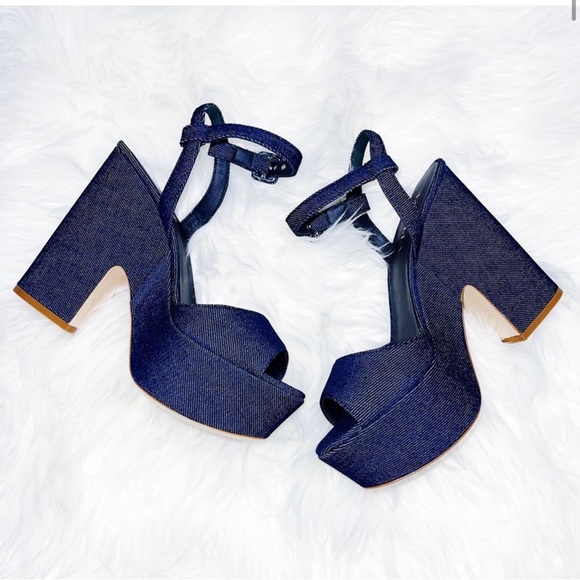 Le Silla DENIM WEDGE SCANDAL Size 40Euro/9US - Picture 2 of 12